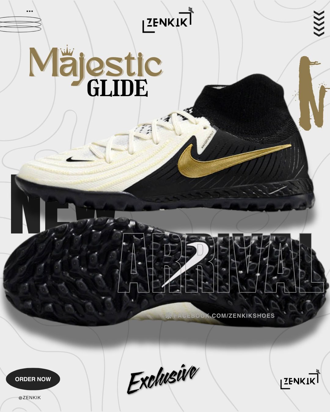Nike Majestic Glide High-Neck Turf Shoe Black Red Menswear Hoodie Social Media Post (1080 x 1350 px) (11)