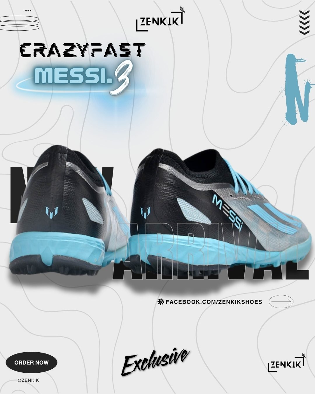 Adidas Crazyfast Messi.3 Low-Neck Turf Shoe Black Red Menswear Hoodie Social Media Post (1080 x 1350 px) (37)