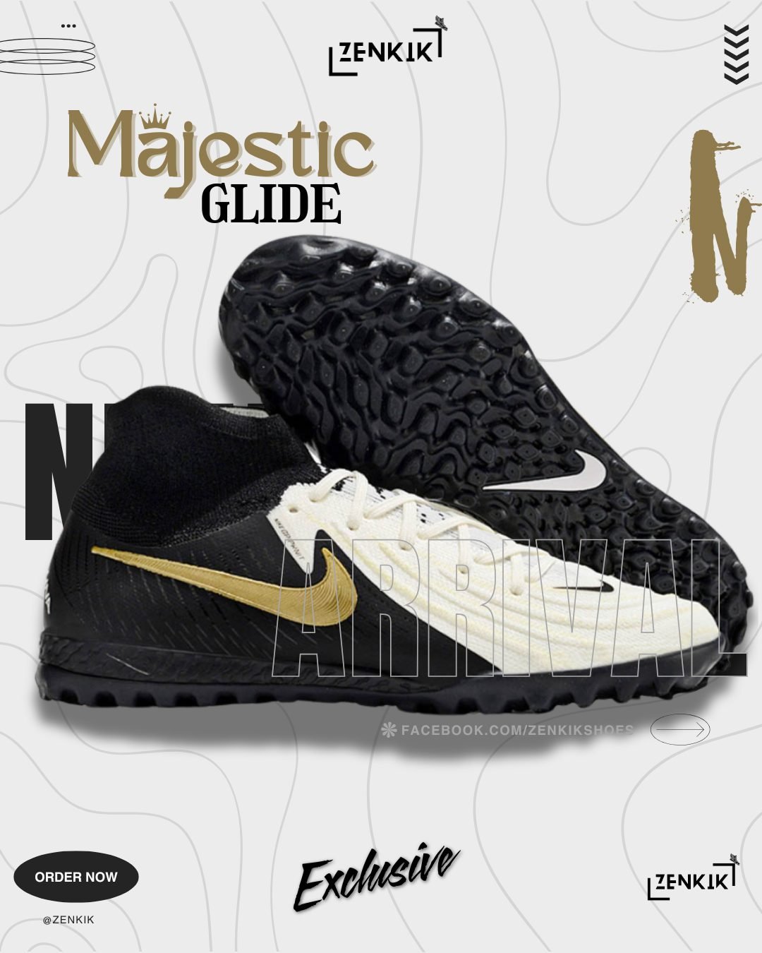 Nike Majestic Glide High-Neck Turf Shoe Black Red Menswear Hoodie Social Media Post (1080 x 1350 px) (8)