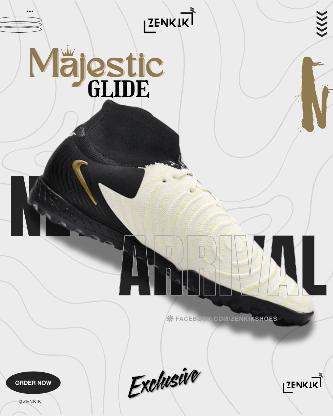 Nike Majestic Glide High-Neck Turf Shoe Black Red Menswear Hoodie Social Media Post (1080 x 1350 px) (9)