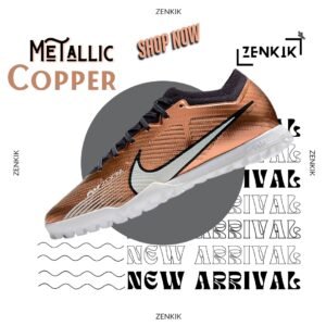 Nike Metallic Copper Low-Neck Turf Shoe