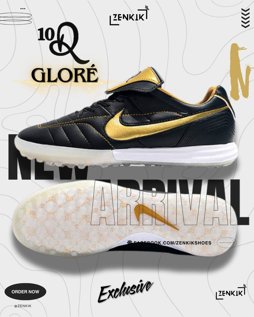 Nike Tiempo R10 Gloré Low-Neck Turf Shoe black red menswear hoodie social media post (1080 x 1350 px) (30)
