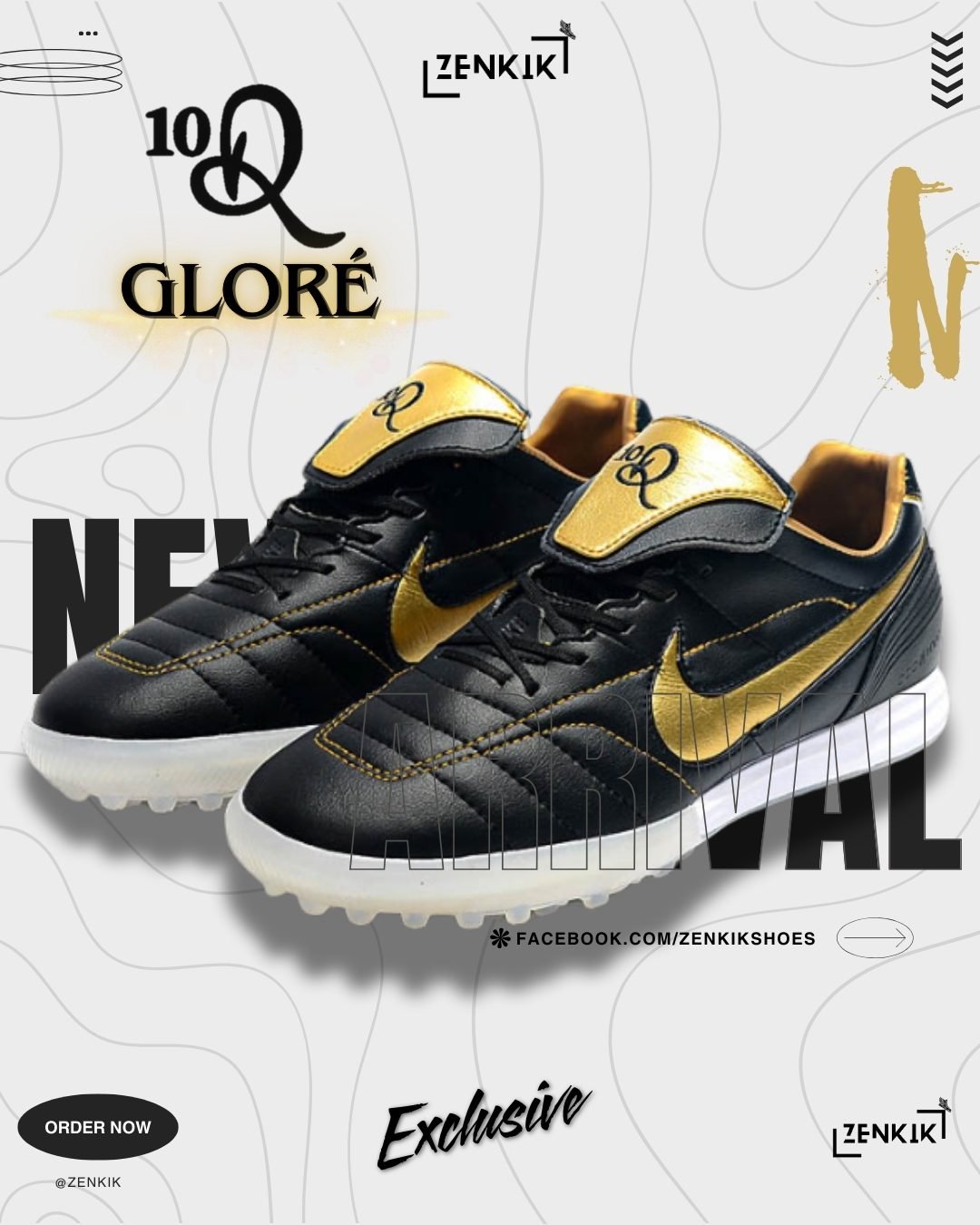 Nike Tiempo R10 Gloré Low-Neck Turf Shoe black red menswear hoodie social media post (1080 x 1350 px) (32)